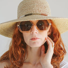 Mia Raffia Capeline Sunhat
