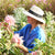 360FIVE Everyday Hat - Yucca Fedora Ivory Sun Hat for Gardening