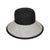 Audrey Classic M-L: 58 Cm / Black/white Sun Hat